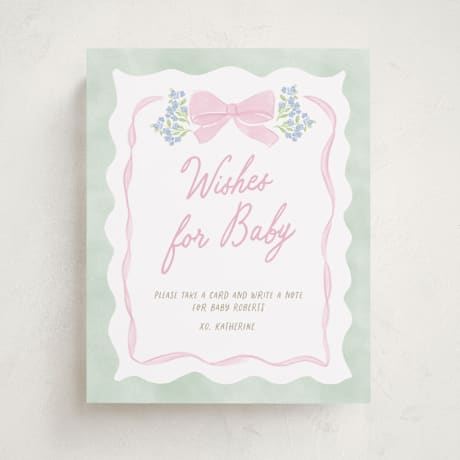 Baby Shower Party Signs