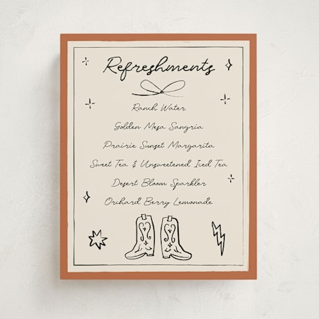 Baby Shower Bar Signs