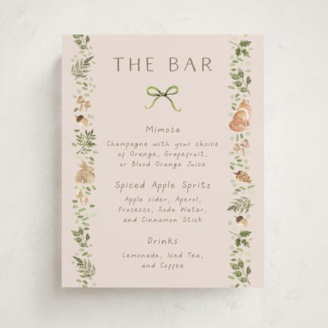 Baby Shower Bar Signs