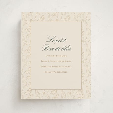 Baby Shower Bar Signs