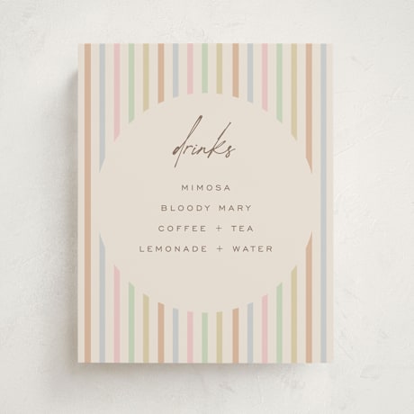 Baby Shower Bar Signs