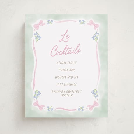 Baby Shower Bar Signs