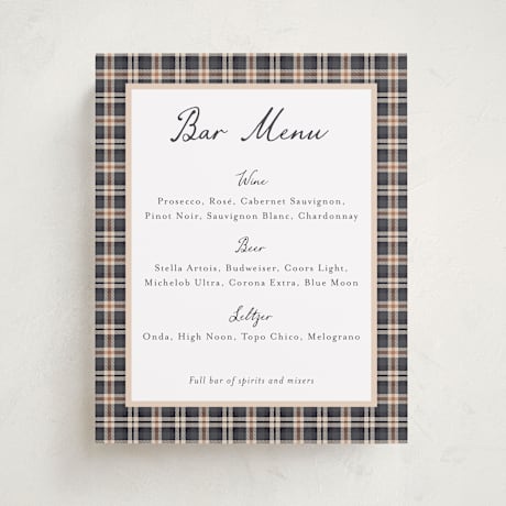 Baby Shower Bar Signs