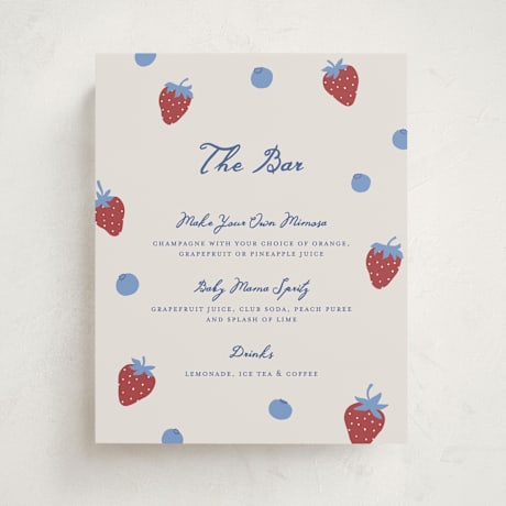 Baby Shower Bar Signs