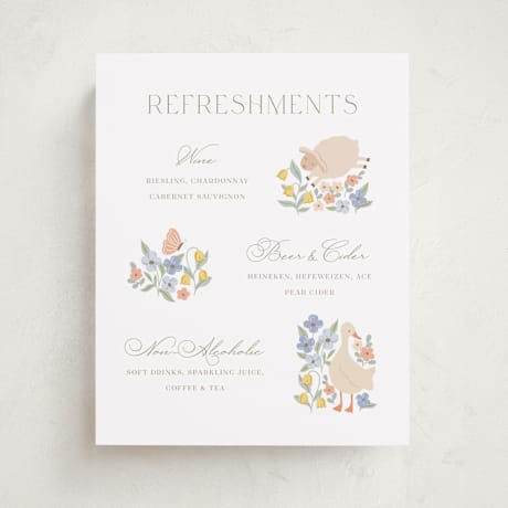 Baby Shower Bar Signs