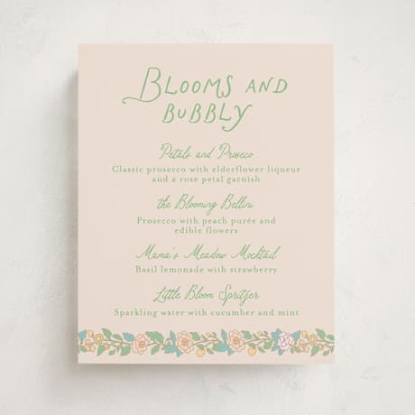 Baby Shower Bar Signs