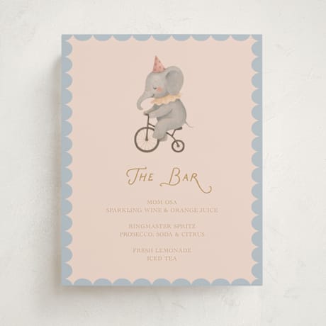 Baby Shower Bar Signs