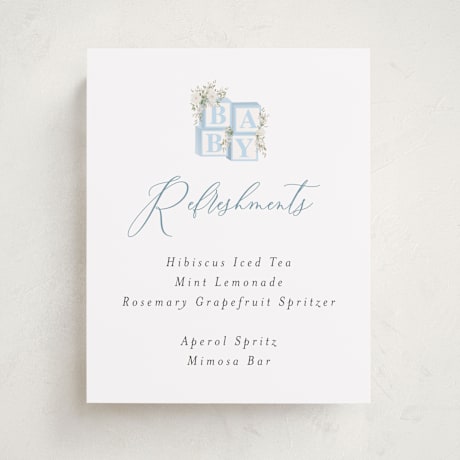 Baby Shower Bar Signs