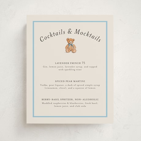 Baby Shower Bar Signs