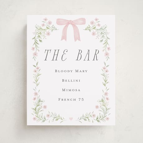 Baby Shower Bar Signs