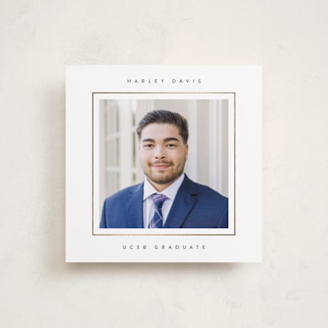 Foil-Pressed Graduation Announcements