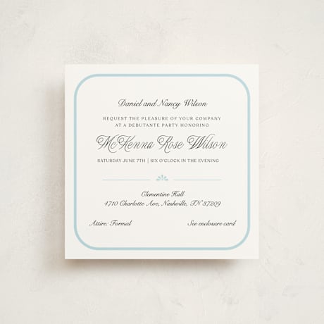 Debutante Party Invitations