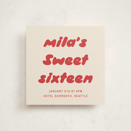 Sweet Sixteen Party Invitations