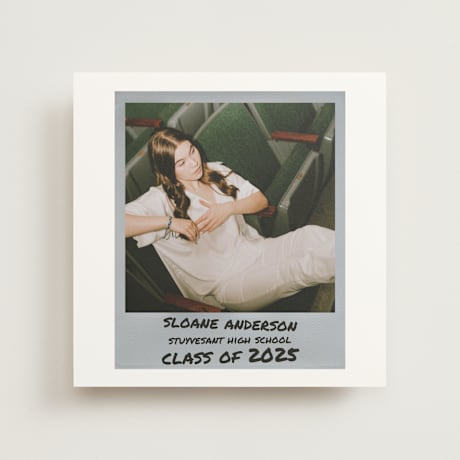 Graduation Announcement Photo Mount Cards