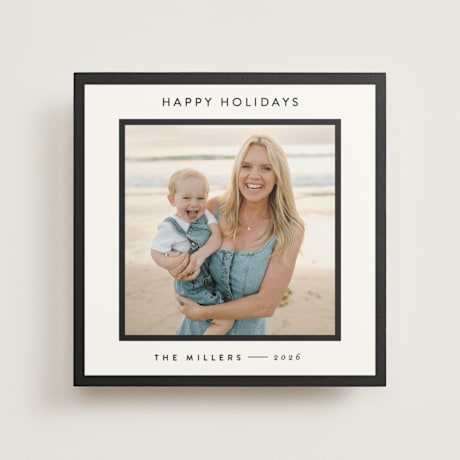 Holiday Photo Mount Cards