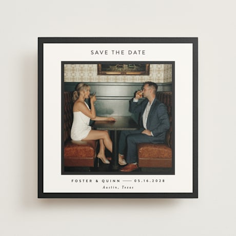 Save the Date Photo Mount Cards