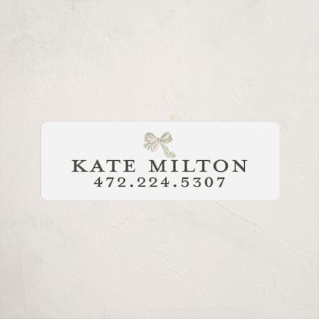 Custom Name Labels