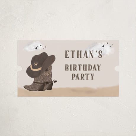 Children's Birthday Party Stickers