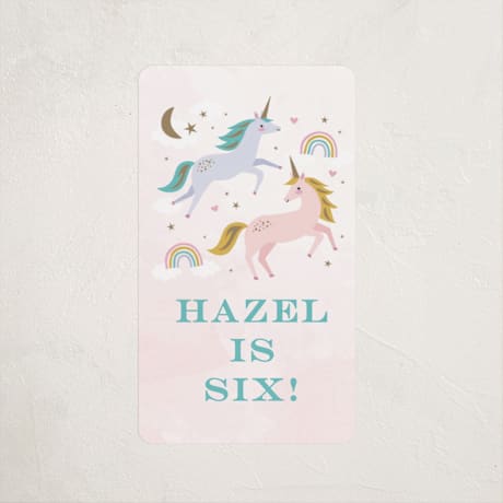 Children's Birthday Party Stickers