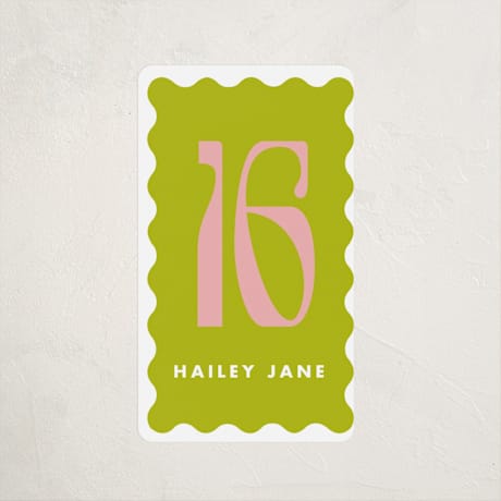 Children's Birthday Party Stickers