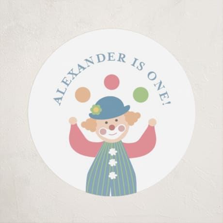 Children's Birthday Party Stickers