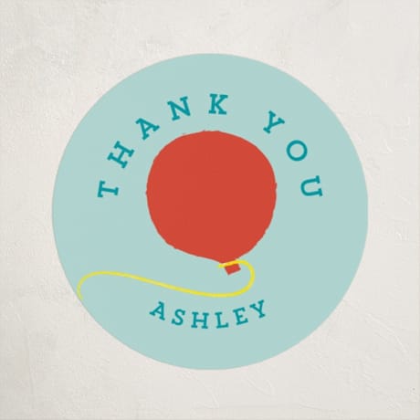 Children's Birthday Party Stickers