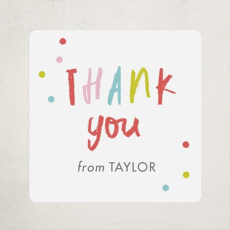 Children's Birthday Party Stickers