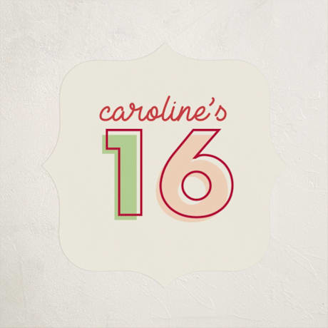 Children's Birthday Party Stickers