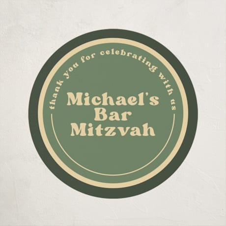 Children's Birthday Party Stickers