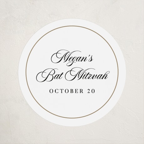 Children's Birthday Party Stickers