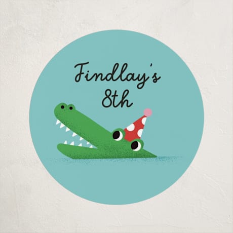 Children's Birthday Party Stickers