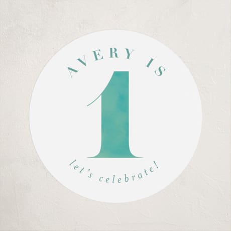 Children's Birthday Party Stickers