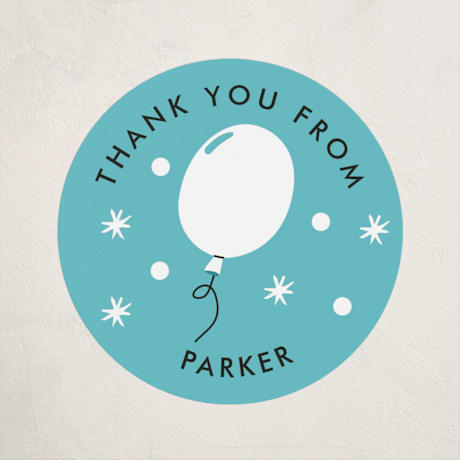 Children's Birthday Party Stickers