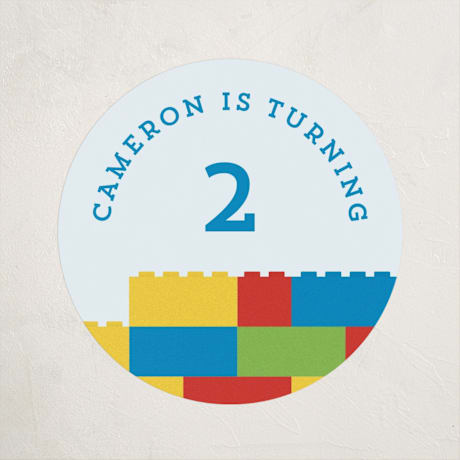 Children's Birthday Party Stickers