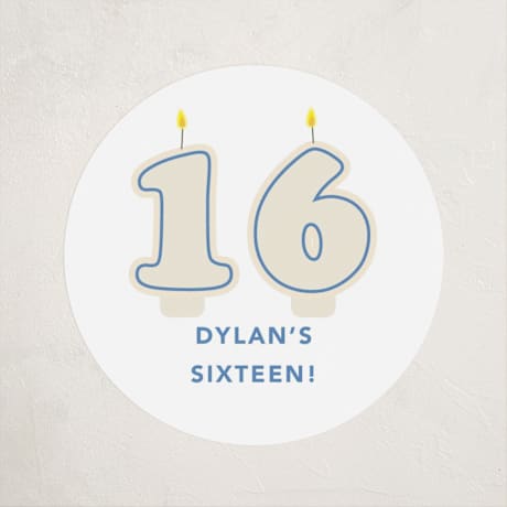 Children's Birthday Party Stickers