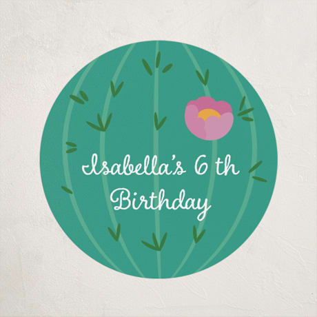 Children's Birthday Party Stickers