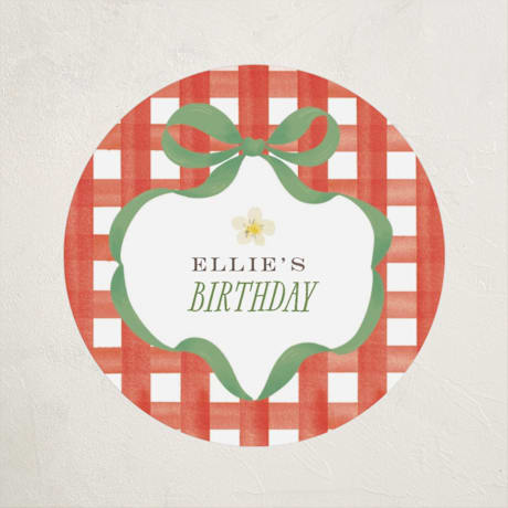 Children's Birthday Party Stickers