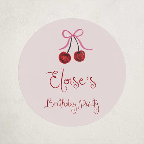 Children's Birthday Party Stickers