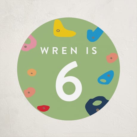 Children's Birthday Party Stickers