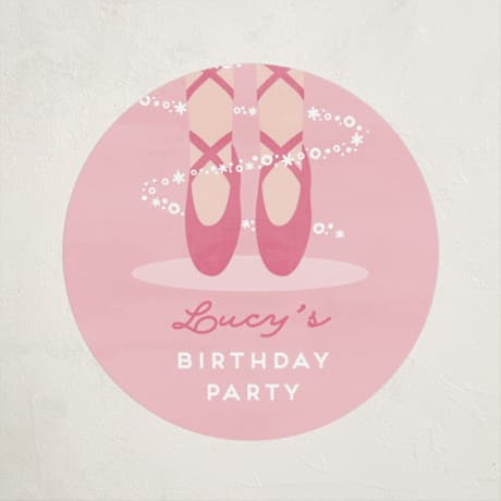 Children's Birthday Party Stickers