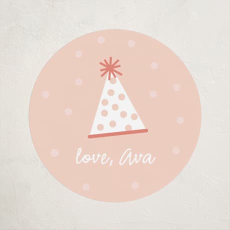 Children's Birthday Party Stickers