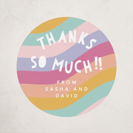 Children's Birthday Party Stickers