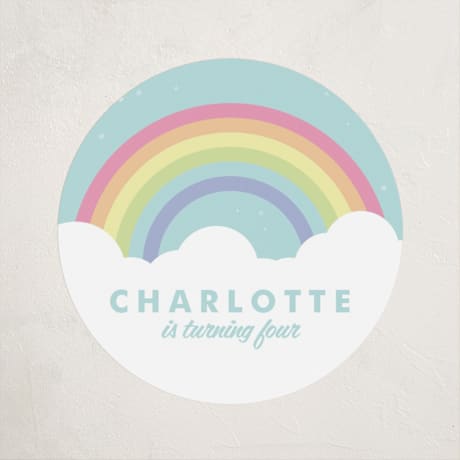 Children's Birthday Party Stickers