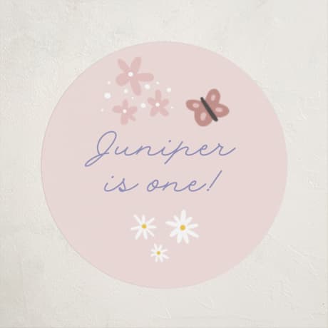 Children's Birthday Party Stickers