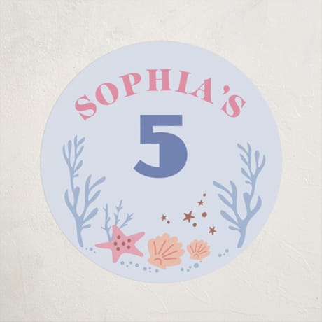 Children's Birthday Party Stickers