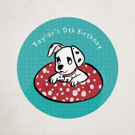 Children's Birthday Party Stickers