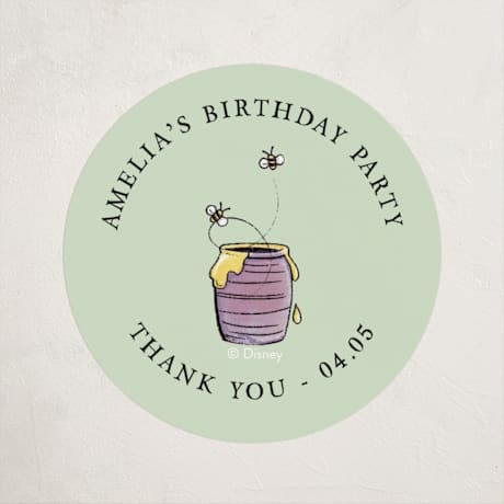 Children's Birthday Party Stickers