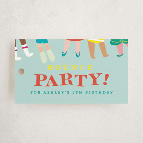 Children's Birthday Party Favor Tags