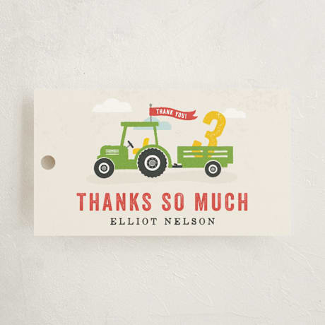 Children's Birthday Party Favor Tags