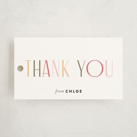 Children's Birthday Party Favor Tags